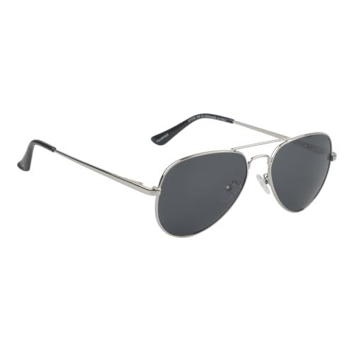 Image of Fueel Polarized Aviator Sunglasses for Men & Women | UV Protected Retro Half Frame Sunglasses | Lightweight Stylish Frame