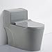Smart Ceramics Bidet Toilet, One-Piece Dual Flush Toilet with Standard Seat Height, Luxury Gold Finish for Home/Hotel Bathroom, 680x360x830mm(720x390x630mm)