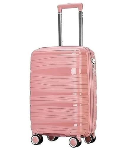 Valigia I Bagaglio Da Viaggio Con Ruote Girevoli Maniglie Ergonomiche Leggere A Mano Trolley Color: F Size: 20in