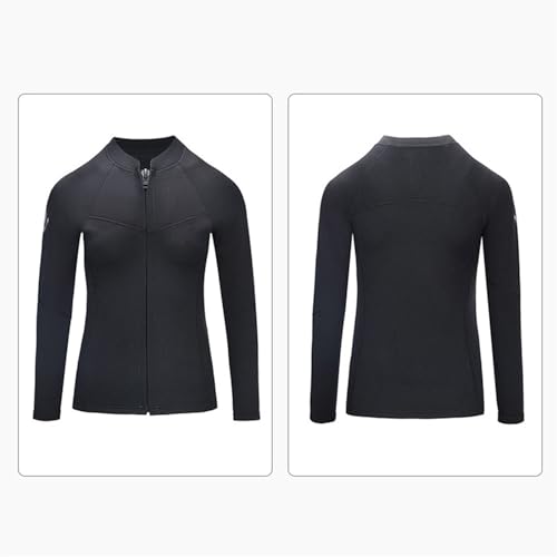 Women Long Sleeves Wetsuits 1.5mm Neoprene Tops Rash Guard Water Sports Jacket for Surfing Scuba Diving Fitness(Blue) miniatura 2