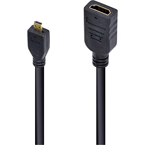 Cabo Adaptador Micro HDMI X HDMI Fêmea 30cm AMCHF-30, Vinik, 25545