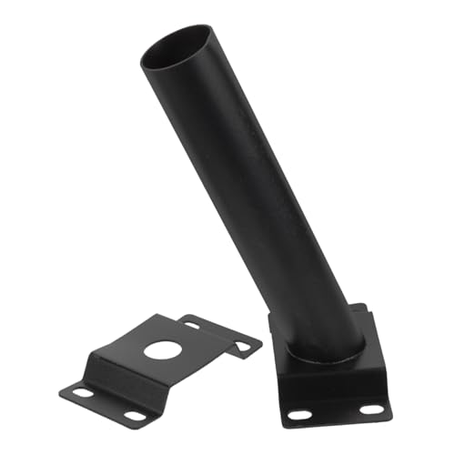 IWOWHERO Solar Powered Spotlight Bracket 1 Set Metal Lamp Arm for Outdoor Yard Lighting Parking Lot Fixtures