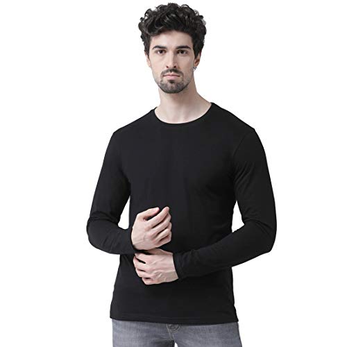 Image of Men's Full Sleeve Casual Round Neck Multi Colored T-Shirts