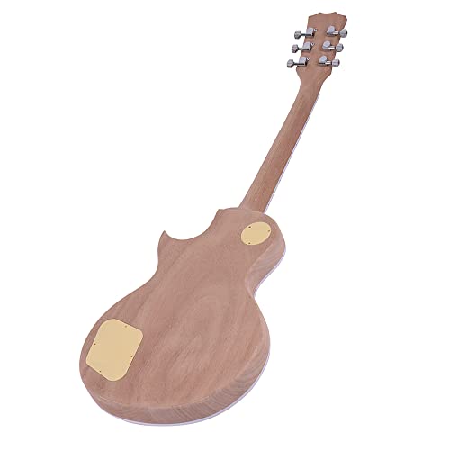 Dounan Kit de bricolage pour guitare électrique – Corps et manche en acajou – Rose – Touche en bois - Les Beatles, Paul McCartney, John Lennon, RIngo Starr, George Harrison Dounan Kit de bricolage pour guitare électrique - Corps et manche en acajou - Rose - Touche en bois – Image 4