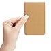 Paper Junkie 12 Pack Small Pocket Notepad, Kraft Paper Cover To Do List Notebook, Memo, Top Bound, 64 Lined Pages Each (2.7x4.5 In)