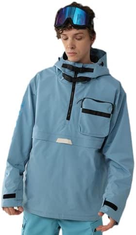 Snowboarding Suit Men Women Winter Thickened Sports Wear Windproof Waterproof Ski Jacket Warm Hooded Clothes