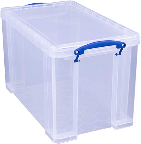 Really Useful Box 3 x 24 litres - 460 x 270 x 290 mm - Transparent.