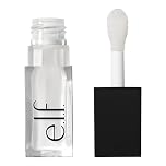 e.l.f. Glow Reviver Lip Oil, Nourishing Tinted Lip Oil For A High-Shine Finish, Infused With Jojoba Oil, Vegan & Cruelty-Free, Crystal Clear