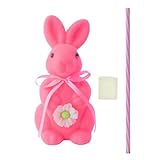 Generisch Dekostecker,Dekoration In Hasenform,Frühlings -Pick - Für Büro Unterhalter Wohnung Wohnzimmer Schlafzimmer Studierzimmer Kaminsims Bücherregal Restaurant