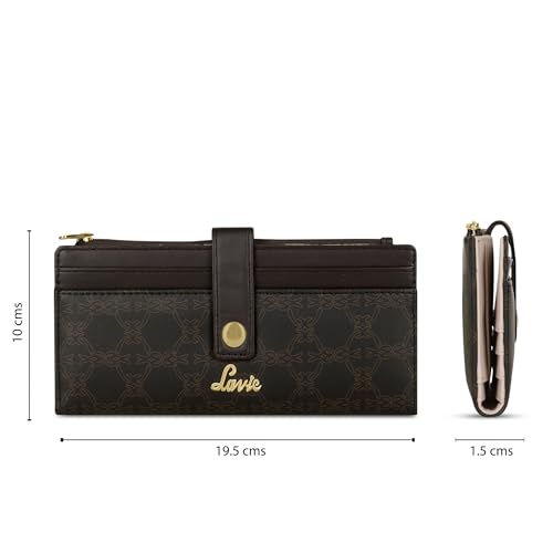 Image of Lavie Women's Monogram Safiya Bi-Fold Zip Wallet | Gift for Women