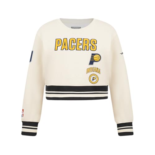 Image of Pro Standard Big Girls NBA Retro Classics Fleece Crewneck Sweatshirt