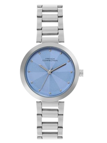 Image of French Connection | Blue dial | Silver Strap | Quartz Watch for Women - FCN060A