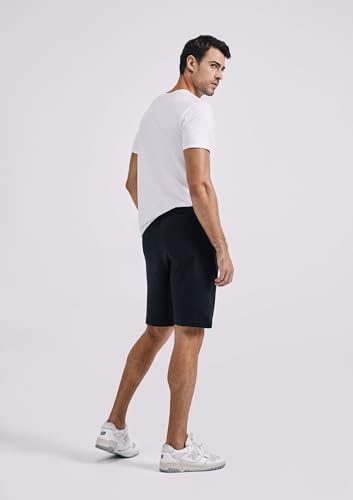 Kit Com 2 Bermudas Básicas Masculinas Em Moletom - Cinza Escuro E Preto P