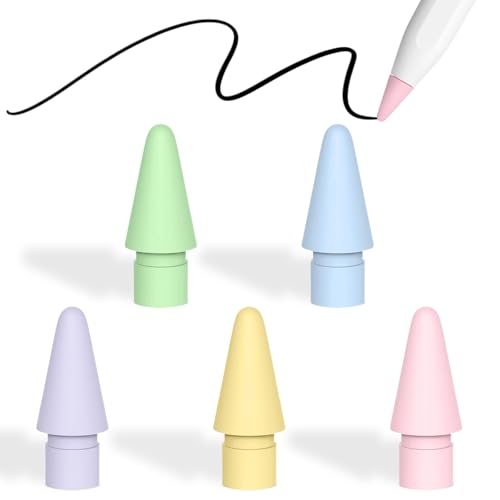 MXCOIRTP 5�p�b�N �J���[�A�b�v���y���V���`�b�v iPad�p iPencil �y���� Apple Pencil ��1/��2���� iPad Pro Air Mini�Ή� �}�J����