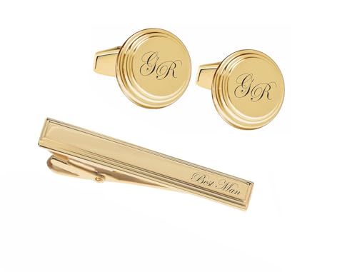 Cufflinks & Tie Clip Set