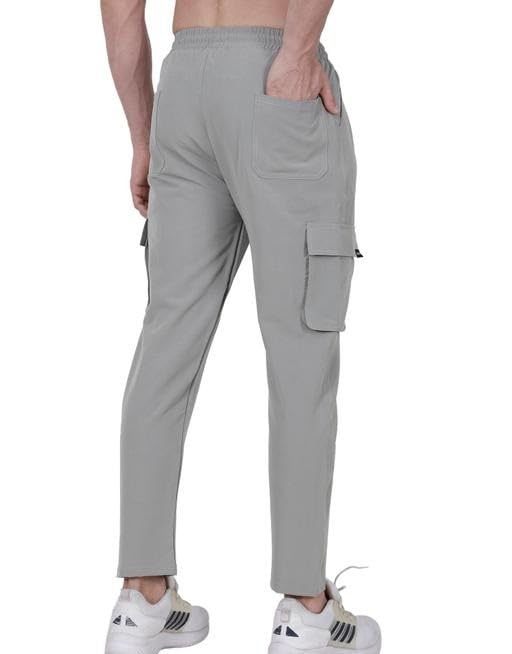 Generic Men's Grey Cottonlinen Trouser Pants - Image 2