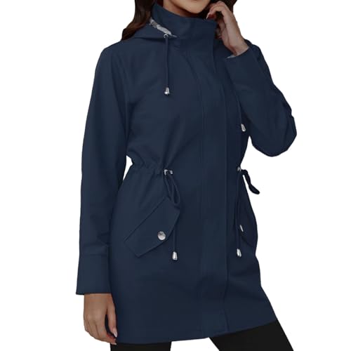 Chubasquero impermeable y ligero softshell para lluvia con capucha
