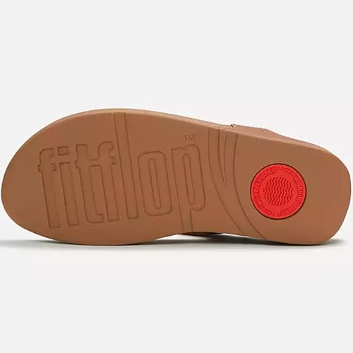 Image of FitFlop Women's Lulu Marbled-Stone Toe-Post Sandals