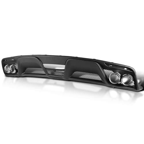 Spec-D Tuning Style Rear Bumper Diffuser w/Dual Exhaust