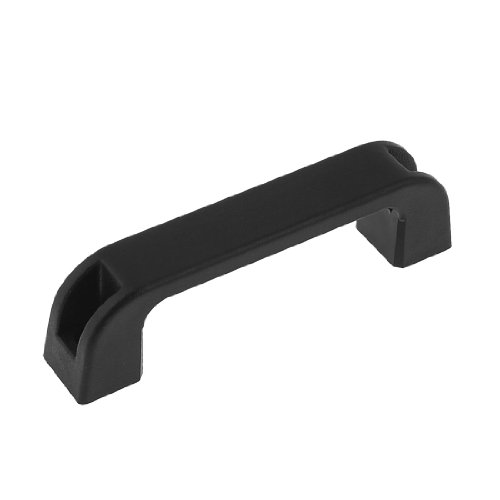 Sourcingmap A13112800ux0234 Household Cabinet Cupboard Plastic Drawer Pull Knob Handle 15.2cm Long, Black