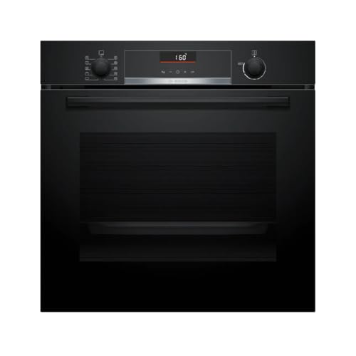 Bosch - Forno multifunzione, serie 6, 60 cm. Larghezza, Widget pulizia ad acqua, Nero, HBG536EB3