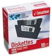 (3 Pack Value Bundle) IMN12881 3.5" Floppy Diskettes, IBM-Formatted, DS/HD