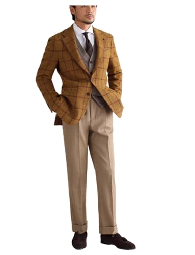Costume homme pour mariage et bal de fin d'année avec veste chic à carreaux