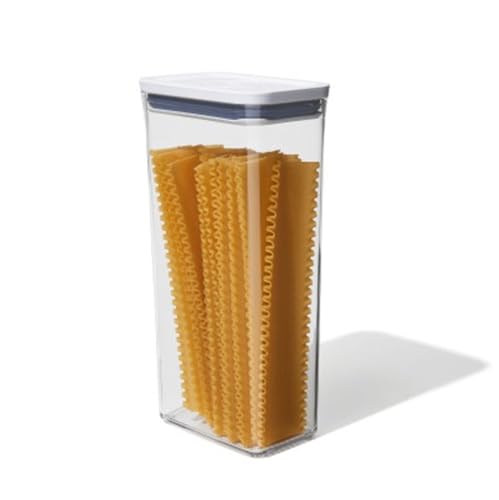 OXO Good Grips POP Container – Rectangle Tall 3.7 Qt/3.5L – Airtight, Stackable Food Storage – BPA-Free & Dishwasher Safe – Space-Saving & Modular Design for Pantry Organization