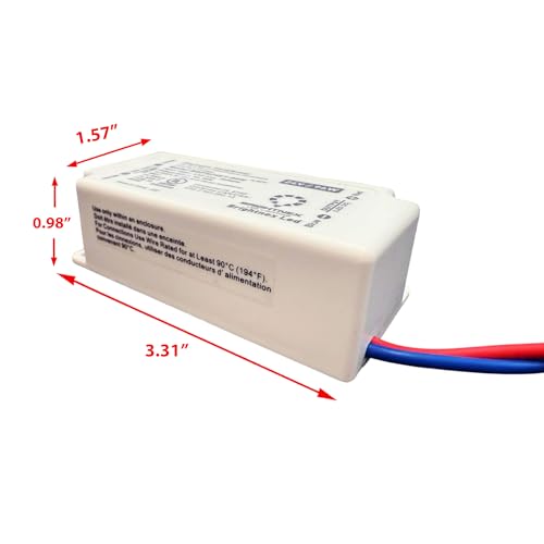 Image of LA LED Lighting 24V 60W Compact Dimmable LED Transformer - UL, cUL, FCC - Class 2, Class P - TRIAC /ELV /MLV - Constant Voltage Power Supply - 100-277V AC