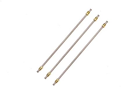 The Stop Shop 3/16 Inch Stainless Steel Brake Lines with Inverted Double Flared Ends & Fittings 16 Inches Long (Pack of 3)