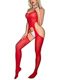 CONCEPTION UNIQUE : exposition complète du dos + fourche haute ouverte, montrant la courbe de la taille et des hanches, avec des éléments de licou, des épissures en maille creuse sur tout le corps, une sensation de transparence cachée, pour créer des tentations romantiques de style européen