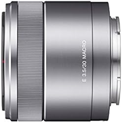 Lente Macro Para Sony Sony SEL30M35, Objetivo para Sony, Tamaño de Filtro 49 mm, E 30 mm F3.5 Macro, Plata
