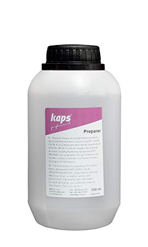 Kaps Preparer - Leather Dye Preparation Degreaser And Cleaner - Pre Dye Preparation, 500 ml - 16.90 fl. Oz., Transparent