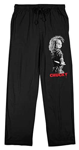 Bioworld Chucky My Chucky Knife Men's Black Sleep Pajama Pants