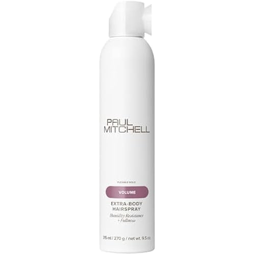 Paul Mitchell Extra-Body Hairspray, Flexible Hold, Maximum Volume + Humidity Resistance, For Fine Hair