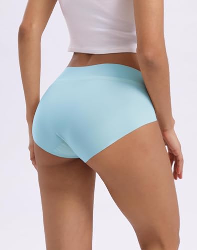 Image of INNERSY Women's Seamless No Show Hipster Panties Invisible Light Underwear 3-Pack