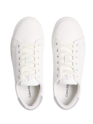 Baskets Blanc Calvin Klein Jeans YW0YW01670 aux finitions soignées