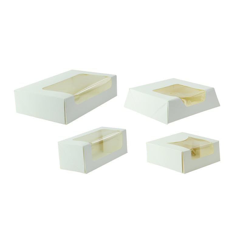 Caja cartón blanca para reparto a domicilio y eventos al aire libre con PacknWood NVASE 5