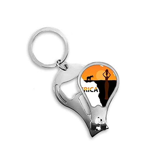Coupe-ongles Afrique éléphant savane, une idée cadeau utile pour passionné de nature