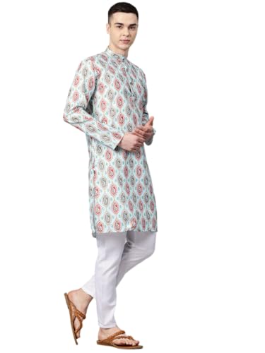 Image of Luxrio Kurta Set for Men Cotton Blend Kurta with Pyjama Set Ethnic Set