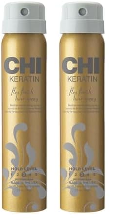CHI Aerosol para el cabello Keratin Flex Finish, 2.6 oz (paquete de 2)