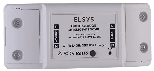 Controlador Automação Inteligente Wi-Fi, EPGG21, Elsys - Compatível com Alexa