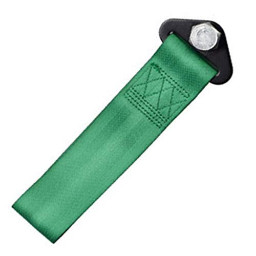 Wangyihan Car Tie Down Strap Boat Front Ratchet Tie Down Nylon Strap Trailer Rope with Screw and Nut (Green)