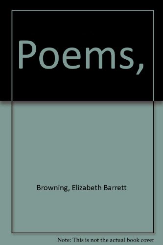Poems, B000867M48 Book Cover