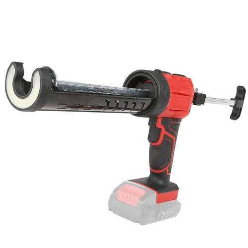 Akku Kartuschenpresse, Elektrische Kartuschenpistole mit 4 Geschwindigkeiten und LED-Licht, Kompatibel für 18V Makita Akku, silikonspritze für Abdichten, Spachteln, Abdichten (Ohne Batterie)
