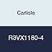 Carlisle R3VX1180-4 Rubber Power-Wedge Cog-Band Banded Belt, 4 Bands, 3/8" Width, 5/16" Thickness, 119.1" Length