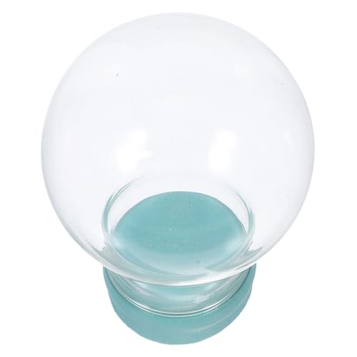 ZUNOXAZ Boule à Neige Transparente 45 Mm en Verre Épais pour Décoration De Noël Kits DIY Maison Bureau Fête