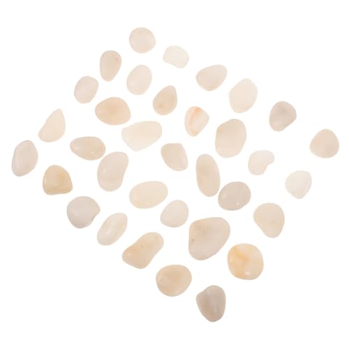 LIOOBO 1 魚魚 タンク 装飾 装飾 アクアリウム 砂利 白Fish 岩 石