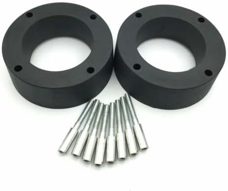 HTTMT MT277-009- Espaciadores de rueda de 2.5 pulgadas para motocicleta color negro resistente Uretano ATV 4/156 compatibles con Polaris Diesel 4x4