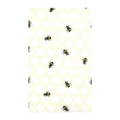 Image of Hudson Baby Unisex Baby Flannel Burp Cloth 10pk, Honey Bee, One Size